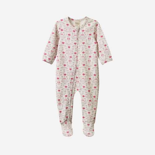 Dreamlands Footed Zip Sleeper - Cross Stitch Posey