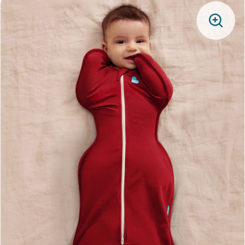Swaddle Up™ 1.0 TOG Cotton Maroon – Love to Dream US