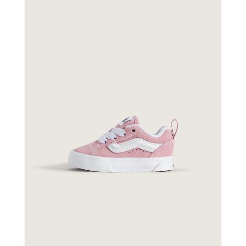 Toddler Knu Skool Shoe in Dawn Pink / True White | Vans