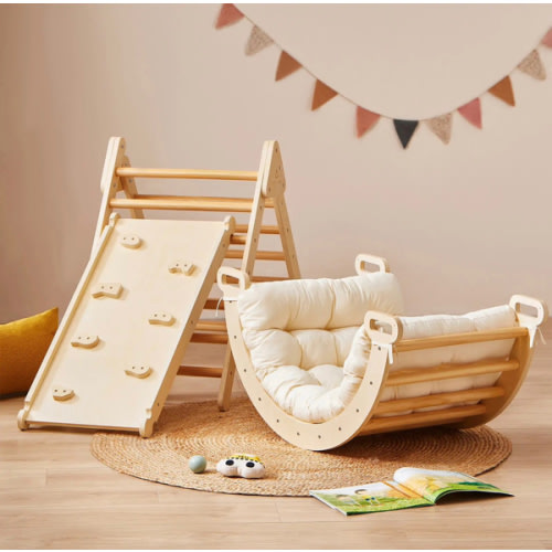 Tiny Land® 7-in-1 Montessori Climbing Set with Play Pad