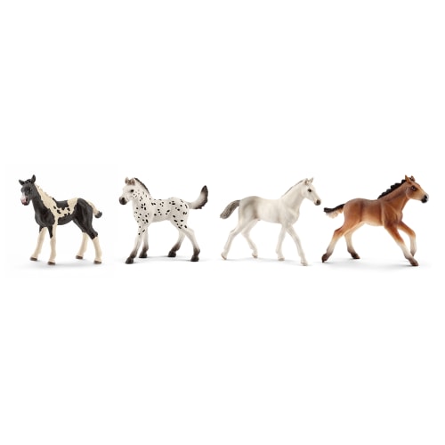 4-Piece Horse Foal Bundle 77586 | Schleich USA Inc.