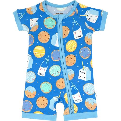 Little Sleepies Shorty Pajamas, Viscose from Bamboo Short Sleeve Romper PJs