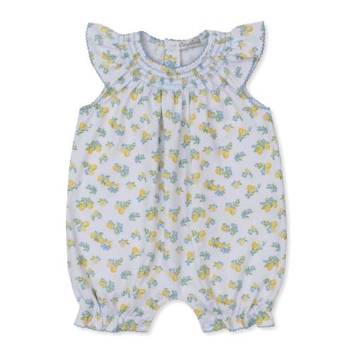 Lemon Smocked Playsuit | 0-3mo