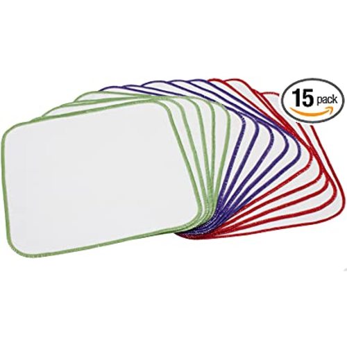 OsoCozy Cloth Baby Wipes - 15 ct - Bleached