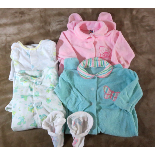 Lot Of  Vintage Baby Girl Clothes Gowns/Sleepers Super Cute