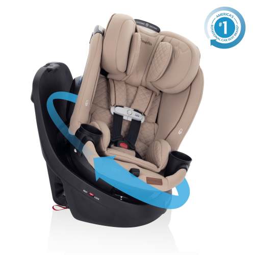 Evenflo Revolve360 Slim 2-in-1 Rotating Car Seat with Green & Gentle Fabric - Evenflo® Official Site – Evenflo® Company, Inc