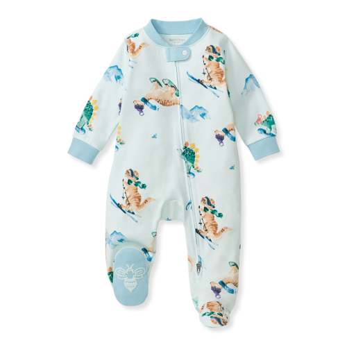 Snow Riding Dinos Organic Cotton Sleep & Play – Burt's Bees Baby