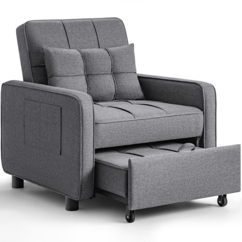 Ebern Designs the Sleeper Long Convertible Sofa Bed, Versatile Comfort, Multi-functional Sofa & Reviews | Wayfair