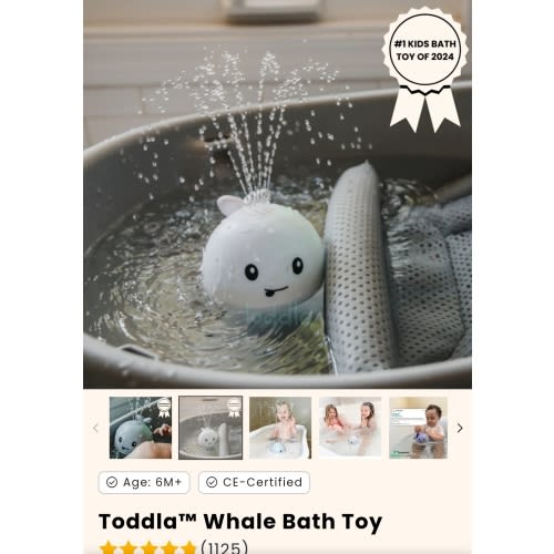 Toddla™ Whale Bath Toy