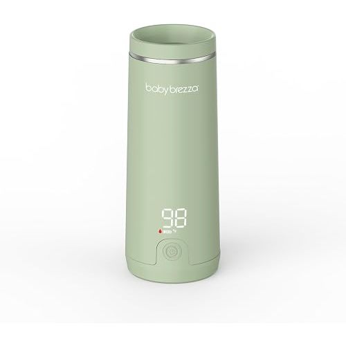Baby Brezza Portable Baby Bottle Warmer - Breastmilk + Formula Safe, Green