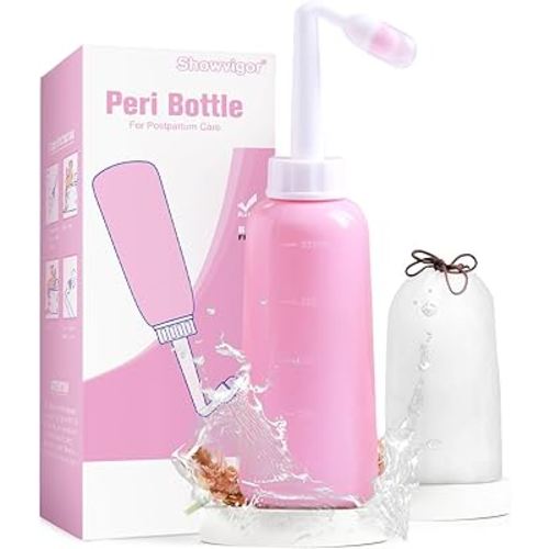 Premium Peri Bottle for Postpartum Care | Upside Down Peri Bottle, Portable Bidet for Perineal Recovery and Cleansing After Birth 12OZ/350ml