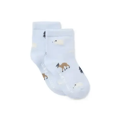 Space Blue Woodland Friends Baby Woodland Friends Sock by Janie and Jack