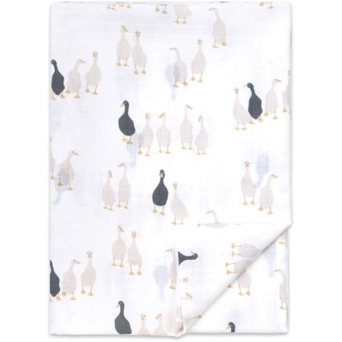 Little Haven Cotton Muslin Wrap - Goose