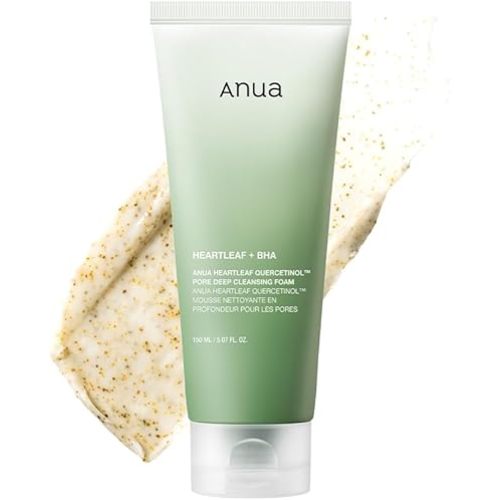 Anua Heartleaf Quercetinol Pore Deep Cleansing Foam, 5.07 fl.oz