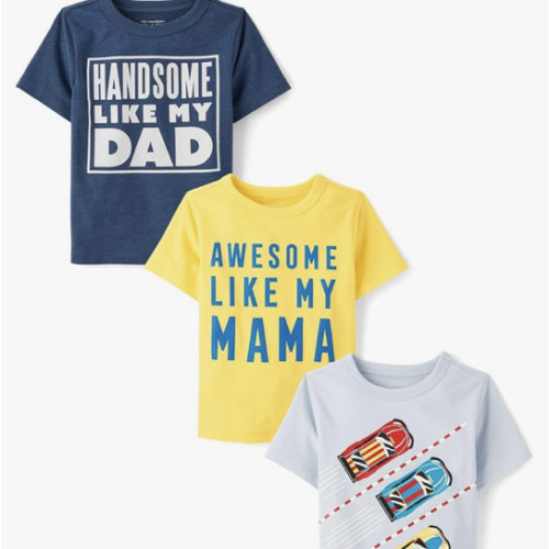 The Children's Place Baby Boys' Graphic T-Shirts (3-Pack)
