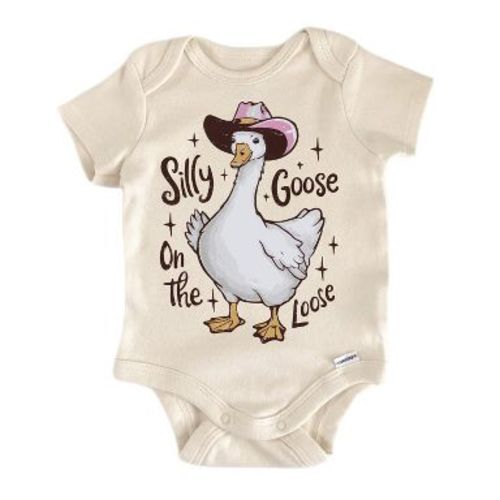 Silly Goose 1 Newborn Baby Onesie® Bodysuit GS1 Multicolor 0-3M