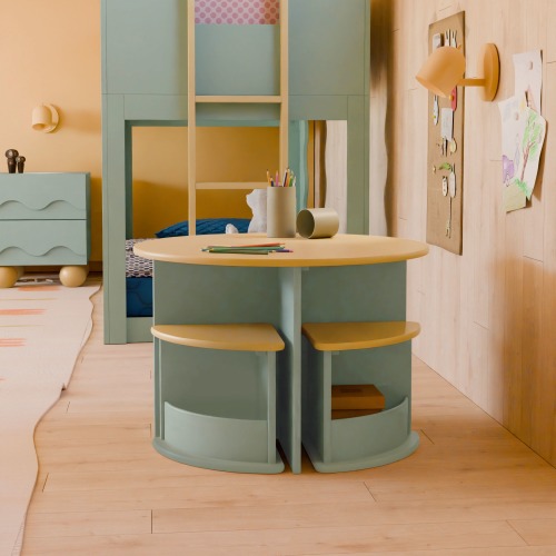 Babyletto Kids Nessa Nesting Play Table & Chair Set