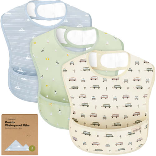 3-Pack Presto Waterproof Bibs - Vessels / One Size