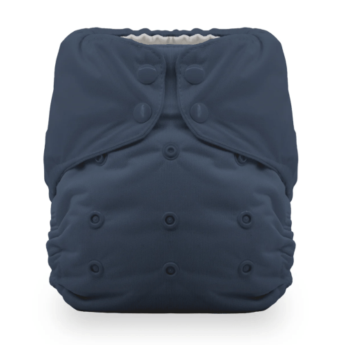 All in One Cloth Diaper | Organic Cotton + Hemp | Navy
