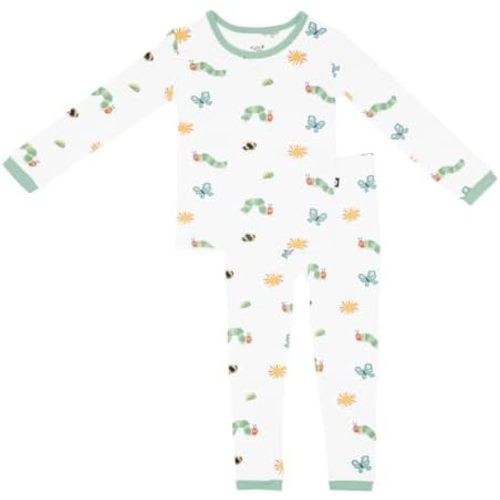 KYTE BABY Toddler Pajama Set - Pjs for Toddlers Made of Soft Bamboo Rayon Material
