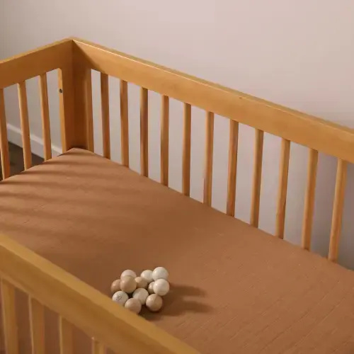Babyletto Crib Sheet in GOTS Certified Organic Muslin Cotton