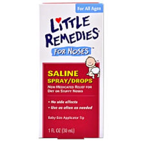 Little Remedies Noses Saline Spray Drops, 1 Fl Oz