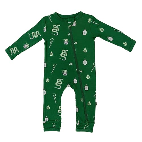 KYTE BABY Infant and Toddler Dual Zipper Romper, Ultra-Soft Rayon Made From Bamboo, Boys and Girls Clothing