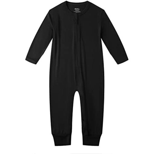 Owlivia Rayon from Bamboo Baby Footless Pajamas, Boys and Girls Zip up Sleep and Play, Long-Sleeve Coveralls