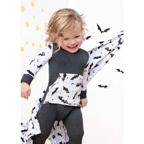 Front Opening Ready Set Romper® in Bats