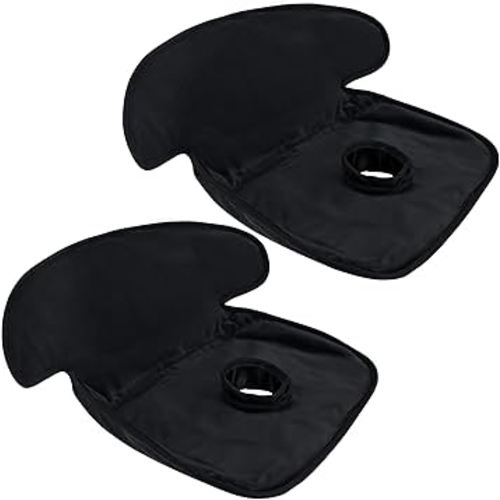 INFANZIA Dry Seat, Car Seat Protector Waterproof Carseat Liner Potty Training Toddlers, Baby and Infants, Piddle Pad for Carseats Strollers (Black, 2 Packs