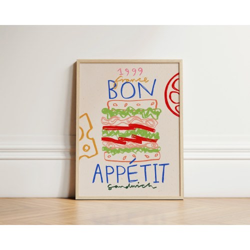 Etsy® BLT Sandwich Print