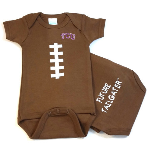 Texas Christian TCU Future Tailgater Football Baby Onesie