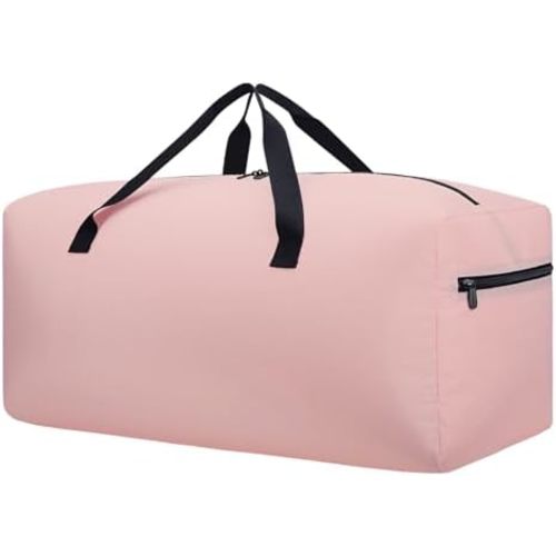 Foldable Duffel Bag 30" / 75L Lightweight Spare Travel Bag with Water Rresistant for Travel-Pink