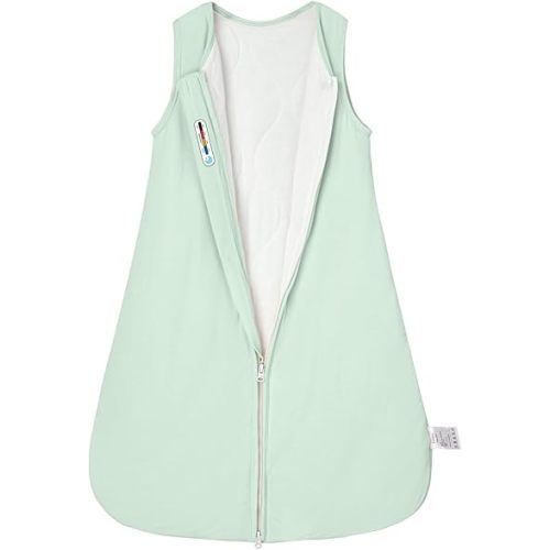 Freejoy Viscose Made From Bamboo Baby Sleep Sack, 1.5 TOG Infant Toddler Wearable Blanket, Buttery Soft Sleeping Bags