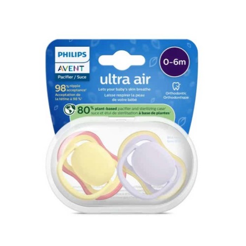 Ultra Air Pacifier 0-6 Months (2 Pack)