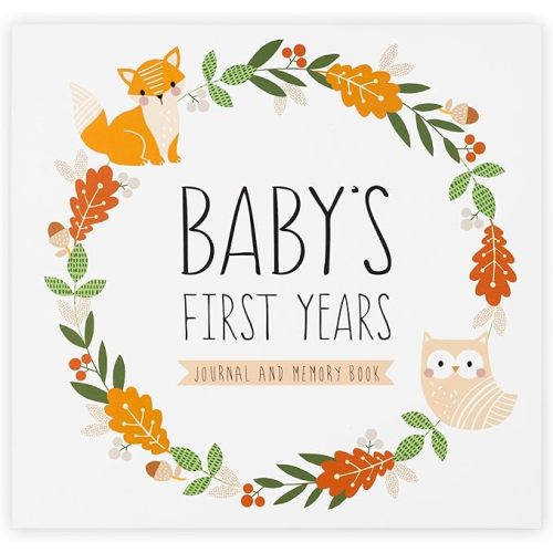 Keepsake Baby Memory Book for Baby Boy or Girl – Timeless Gender Neutral Baby Journal Scrapbook Photo Album for First 5 Years – Milestone Book to Record Every Event from Birth to Age 5