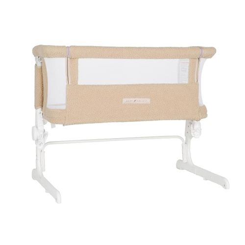 Baby Delight Beside Me™ Dreamer Bassinet | Bedside Sleeper & Baby Bassinet | 8-Position Height Adjustment | 100% GOTS Certified Organic Cotton Fabric | Organic Mocha