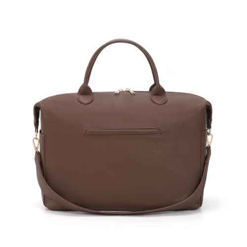 HiTotes Diaper Bag Tote Convertible Vegan Leather Diaper Tote Backpack | Diaper Mommy Bags Hospital Bag Work Totes