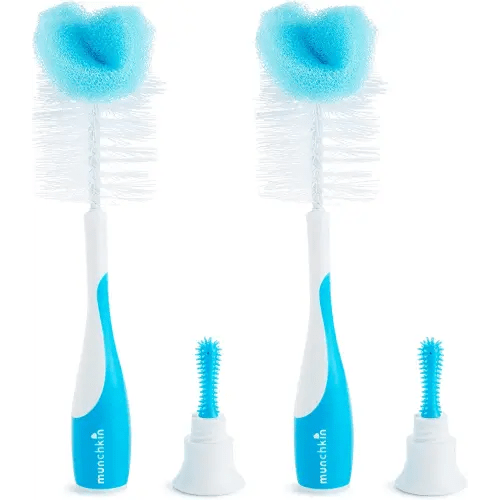 Munchkin® Sponge™ Bottle Brush, 2 Pack, Blue