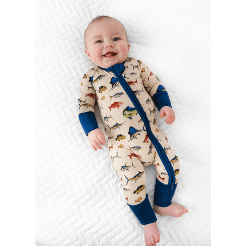 Deep Sea Fishing Zippered Bamboo Sleeper