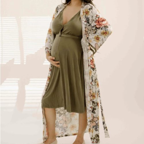 Robes in Vintage Floral – Lila