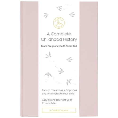 A Complete Childhood History: From Pregnancy to 18 Years Old (Powdered Lilac, Leatherette)
