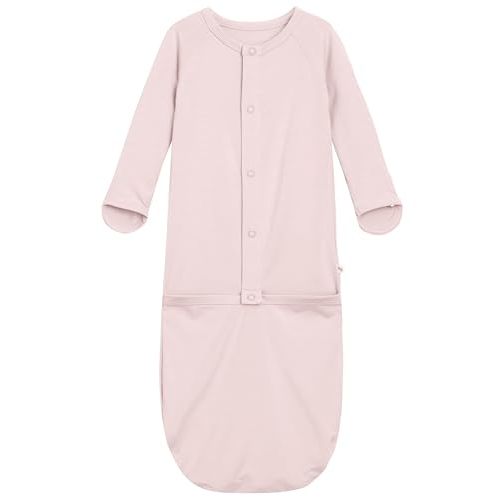 BambooBud Baby Nightgowns Sleeper Gown Newborn Long Sleeve Pajama Gowns Unisex Viscose from Bamboo Infant Sleepwear