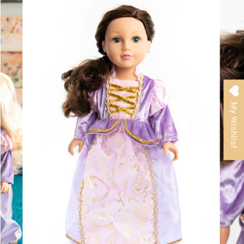 Doll Dress Classic Rapunzel