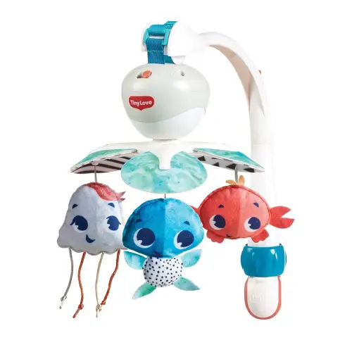 Tiny Love Baby Mobile for Crib, 3-in-1 Take Along Mobile, Treasure The Ocean