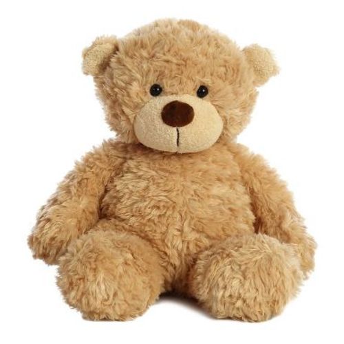 Aurora Medium Bonny Bear Snuggly Stuffed Animal Tan 10"
