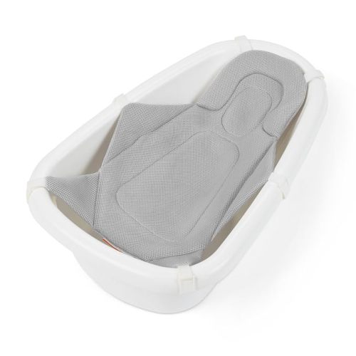 Regalo Baby Basics 3-in-1 Grow with Me Baby Bathtub with Foam Padded Air Mesh Sling, Adjustable Infant Bath Tub for Newborn to Toddler, Baby Bath Seat Support, Easy Clean with Drying Hook