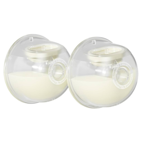 Phanpy Wearable Breast Pump Milk Collector Cup, New Cup Parts, Original Phanpy Breast Pump Replacement Accessories, 24 mm Flange and 20mm Insert Included, 15 oz / 420 ml, 2 Piece