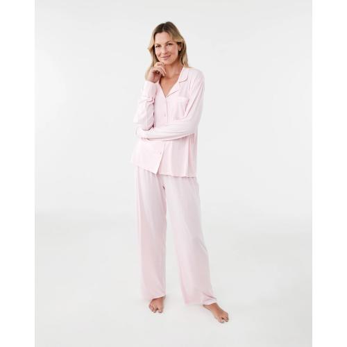 Long Sleeve Top and Pants Comfort Pyjama Set - Kmart