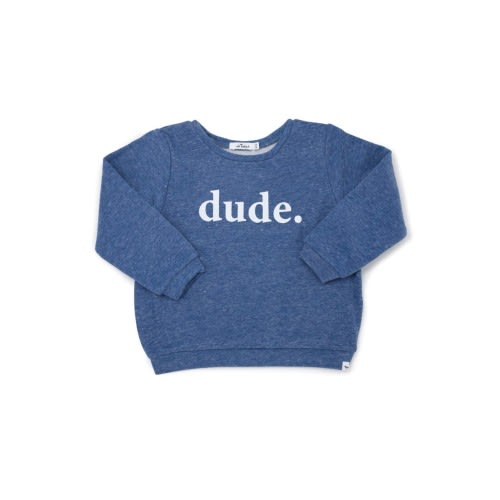Brooklyn Boxy "dude." white ink
